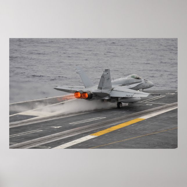 Affiche Hornet F/A-18C (Devant)