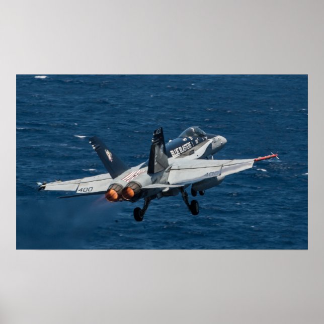 Affiche Hornet F/A-18C (Devant)