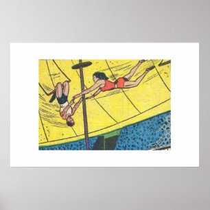 Affiche Horreur BD vintage 60s   ancien, classique et rétr