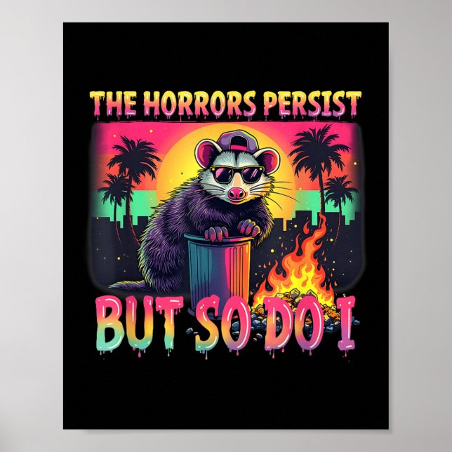 Affiche Horreurs persistent mais je persiste aussi drôle d (Devant)