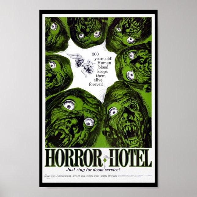 AFFICHE HORROR HOTEL (Devant)