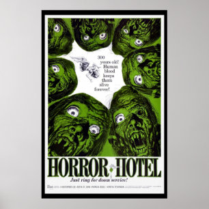 AFFICHE HORROR HOTEL