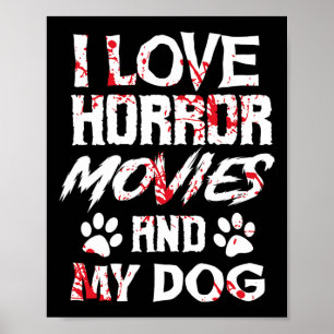 Affiche Horror Movies cinématique Amateurs Halloween Fans