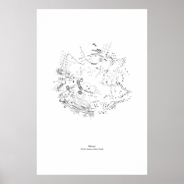 Affiche Hors du personnel : Les Quatre Saisons - Hiver (no (Devant)