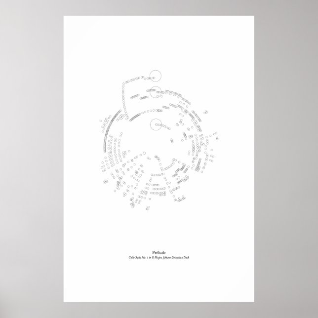 Affiche Hors du personnel : Prélude, Suite Cello #1 en G M (Devant)