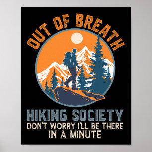 Affiche Hors Respiration Randonnée Société Randonneur De M
