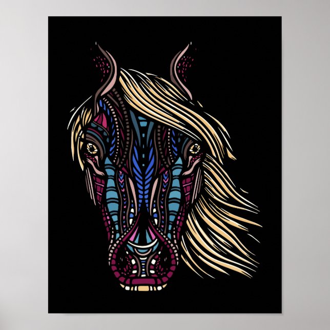AFFICHE HORSE (Devant)