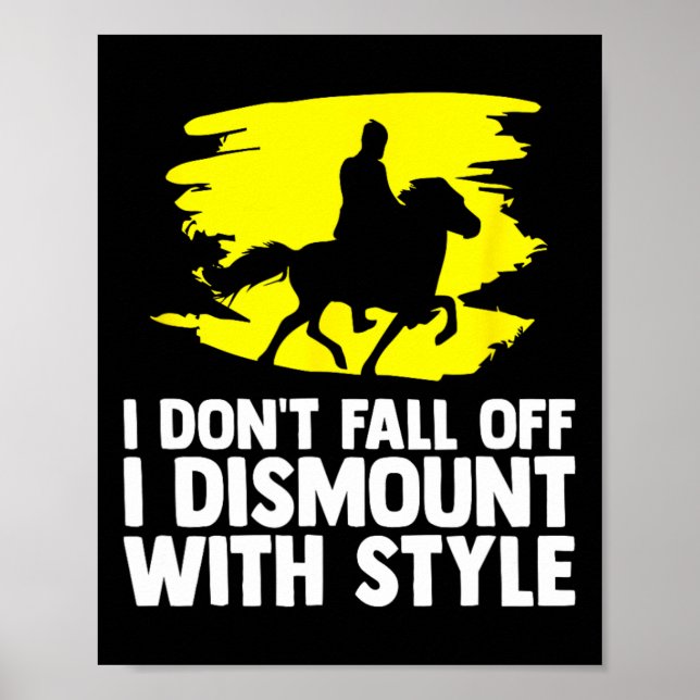 Affiche Horse Citation Chevaux Équitation Équitation Hor é (Devant)