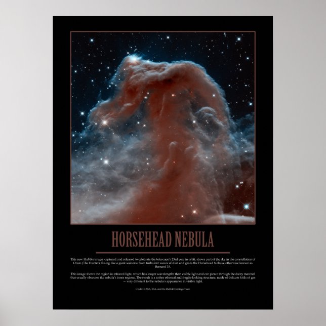 Affiche HORSEHEAD NEBULA - Hubble (Devant)