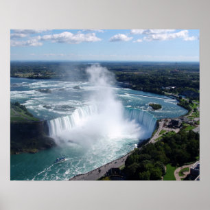 Affiche Horseshoe Falls, Maid of the Mist "Niagra Falls",