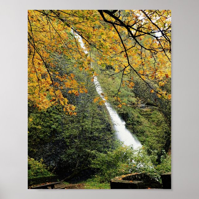 Affiche Horsetail Falls, Oregon (Devant)