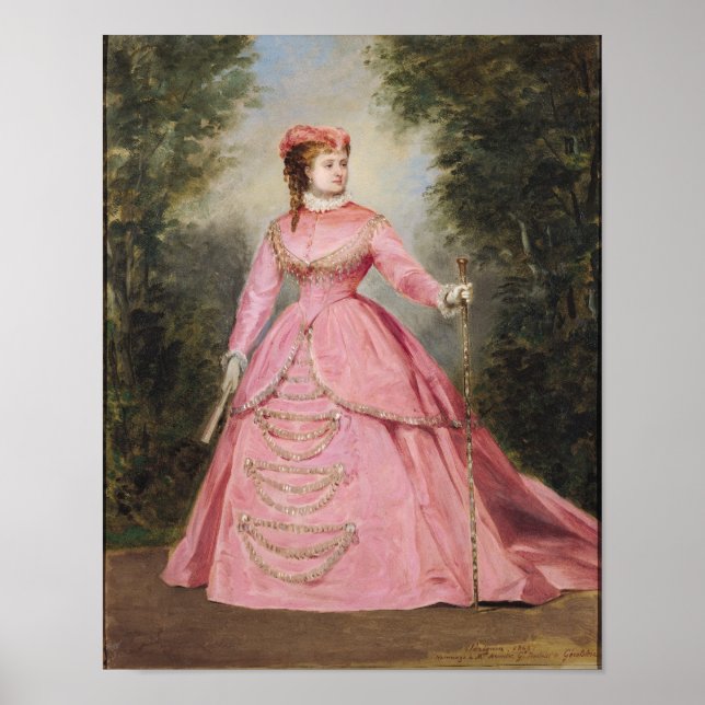 Affiche Hortense Schneider 1868 (Devant)