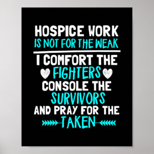 Affiche Hospice Work Cute Hospice Doctor Nurse Cadeau