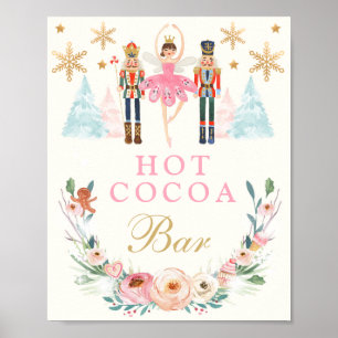 Affiche Hot Cocoa Bar Nutcracker Terre De Sucres Anniversa