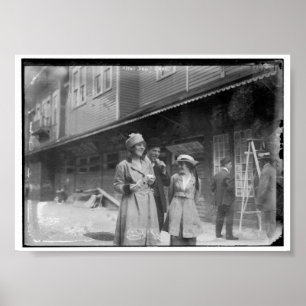 Affiche Hot Dog, Coney Island, New York, Vintage
