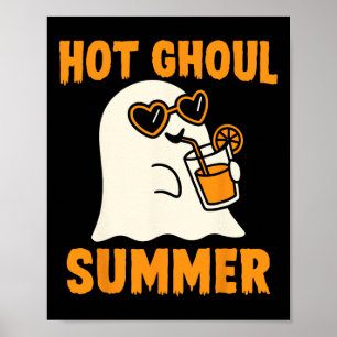 Affiche Hot Ghoul été mignon drôle Fantôme Halloween