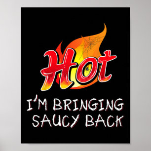 Affiche Hot Je suis Extra Spicy Hot Packet Taco Sauce Grou