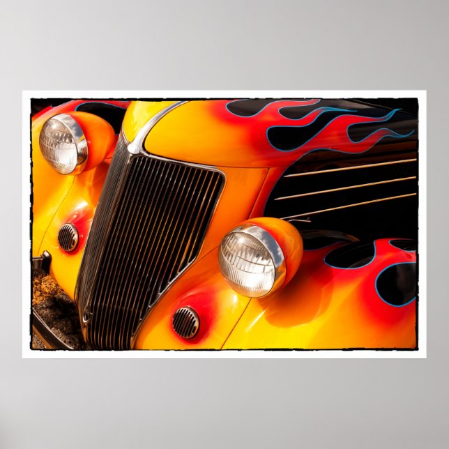 Affiche Hot Rod Flames (Devant)