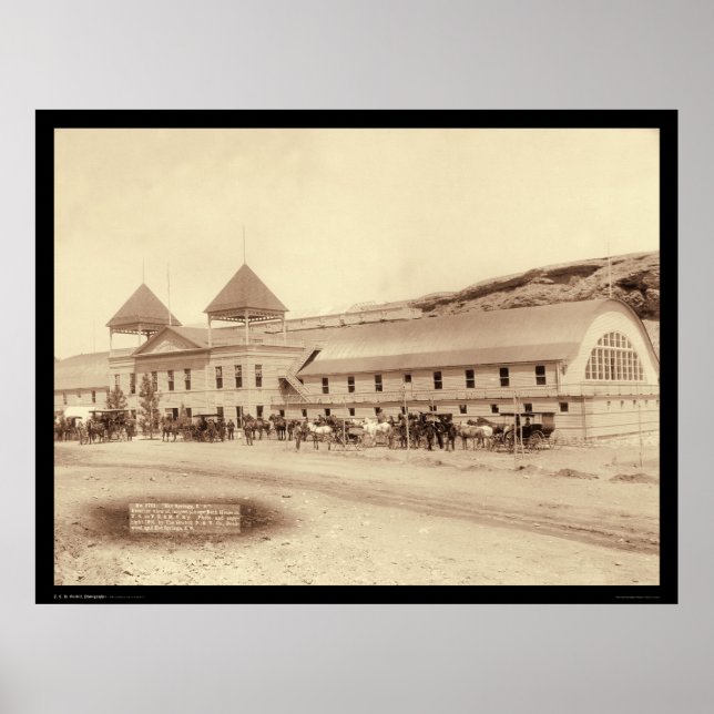 Affiche Hot Springs Plunge Bath House SD 1891 (Devant)