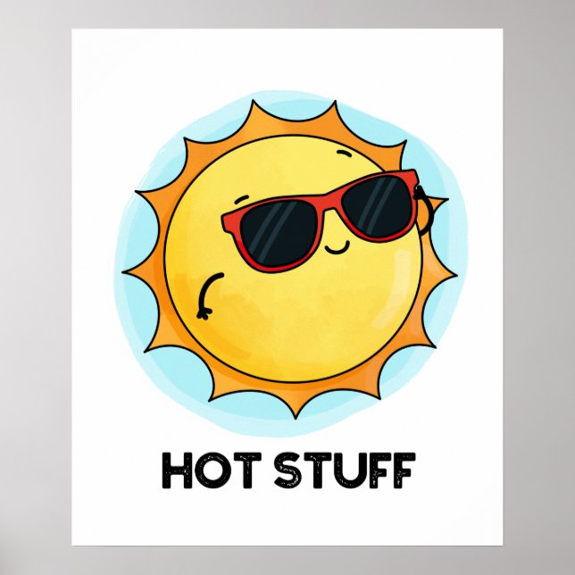 Affiche Hot Stups Funny Sun Pun (Devant)