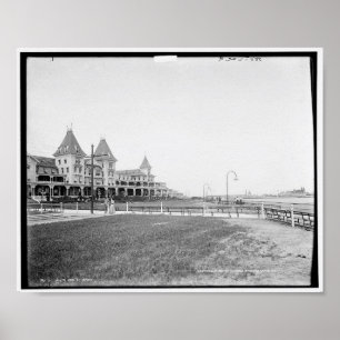 Affiche Hôtel à Brighton Beach, New York, c1901