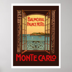 Affiche Hôtel Balmoral Palace (Monte Carlo)