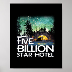 Affiche Hôtel Camping Cinq Milliards D'Étoiles
