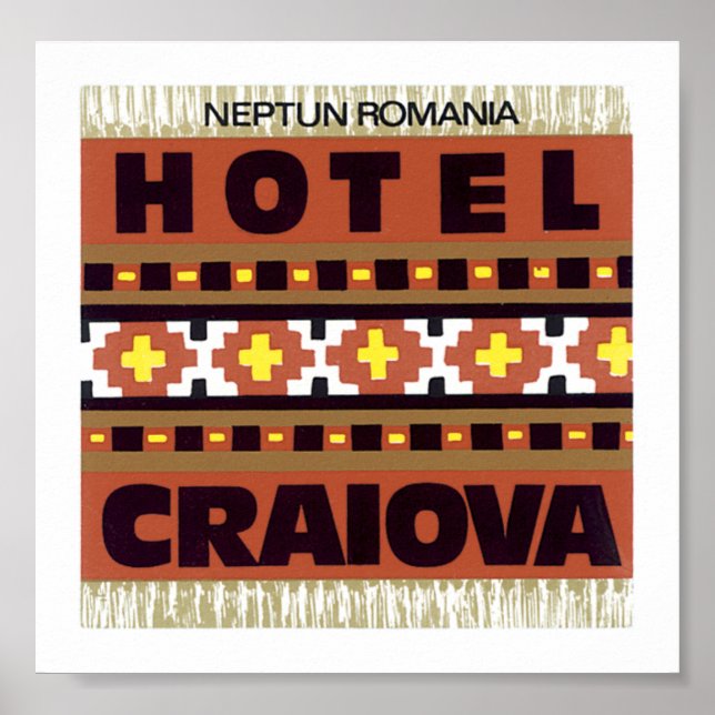 Affiche Hôtel Craiova : Neptun, Roumanie (Devant)