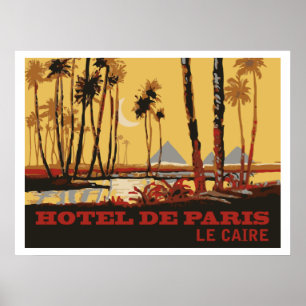 Affiche Hôtel de Paris (Le Caire)