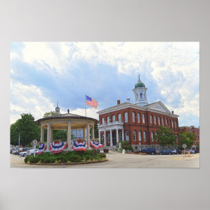 Affiche Hôtel de ville d'Exeter, New Hampshire