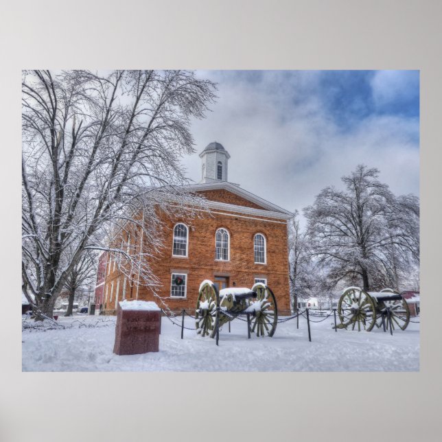 Affiche Hôtel de ville du comté d'Iron (Devant)