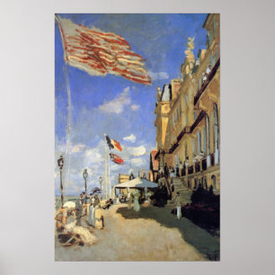 Affiche Hotel des Roches Noires, Trouville by Claude Monet