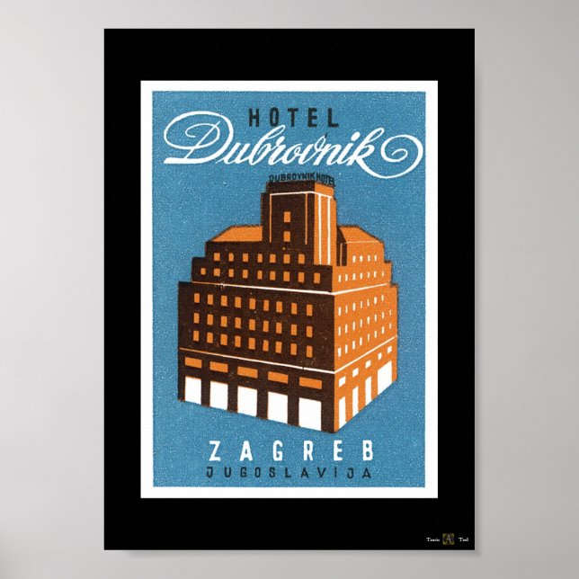 AFFICHE HOTEL DUBROVNIK (Devant)