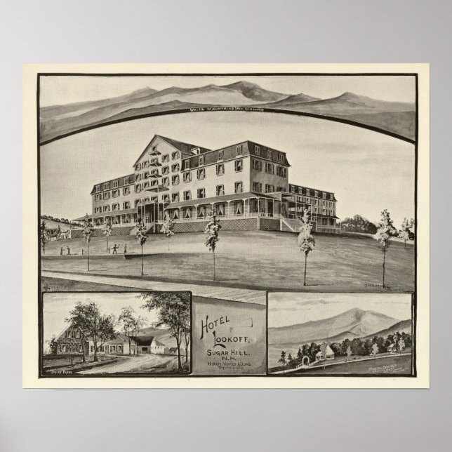 Affiche Hotel Lookoff, Sugar Hill, NH (Devant)