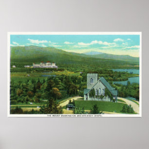 Affiche Hôtel Mt Washington, Stickney Chapel View