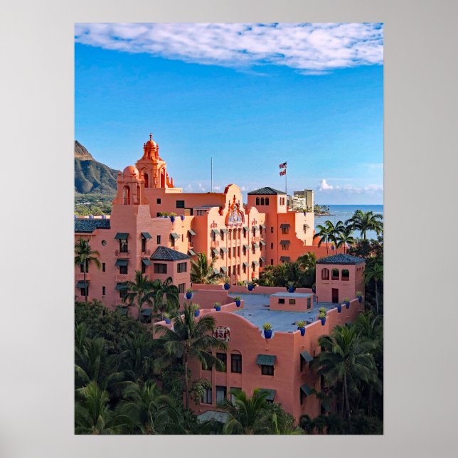 Affiche Hôtel Royal Hawaiian (Devant)