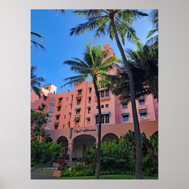 Affiche Hôtel Royal Hawaiian (Devant)
