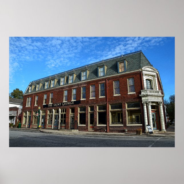 Affiche Hôtel Saint George, Weston, Missouri (Devant)