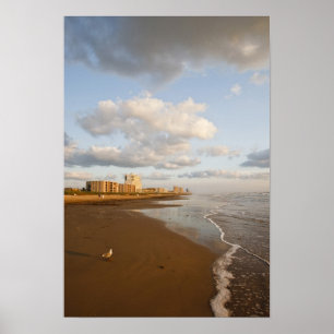 Affiche Hôtels de villégiature de South Padre Island, Texa