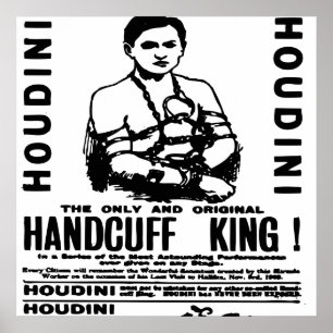 Affiche Houdini au Théâtre Palace