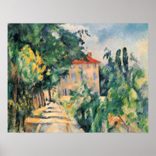 Affiche House And Landscape by Paul Cezanna, C 1890
