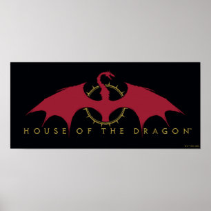 Affiche HOUSE of the Dragon Dragon Graphic