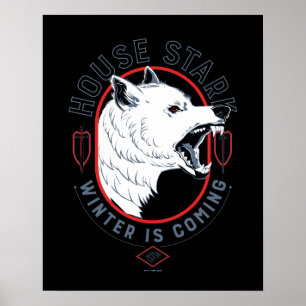 Affiche House Stark - Winter Is Coming