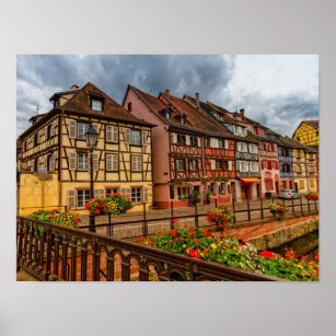 Affiche Houses in Colmar, Alsace, France