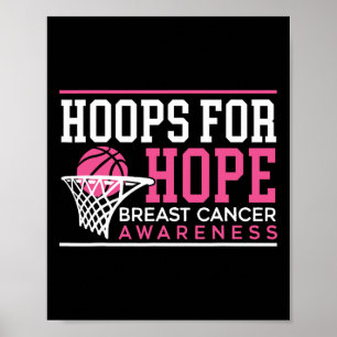 Affiche Hovers For Hope Basketball Player Cancer du sein A