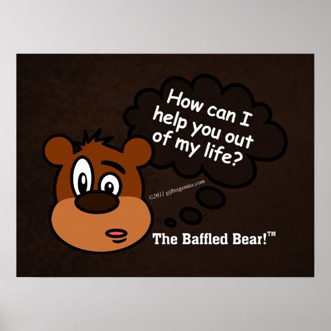 Affiche How can I help you out... out of my life? (Devant)