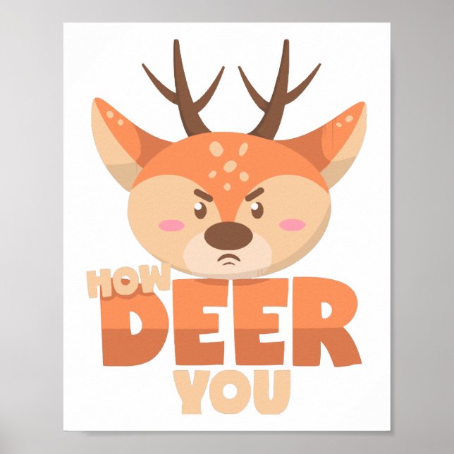 Affiche How Deer You  (Devant)
