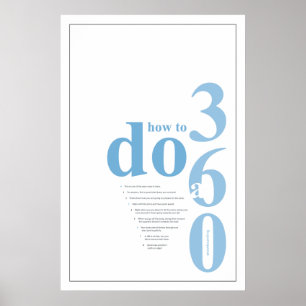 Affiche how to do a 360 snowboarding