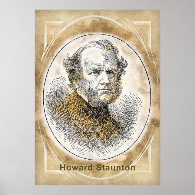 Affiche Howard Staunton (Devant)