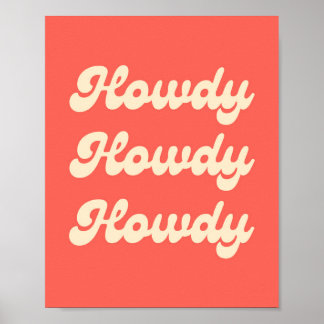 Affiche Howdy